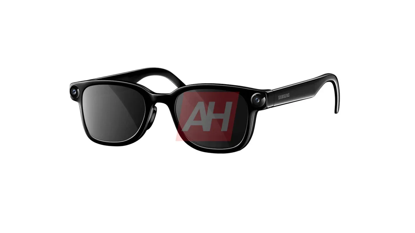 Ochelari Galaxy cu design elegant și lentile de cameră integrate.