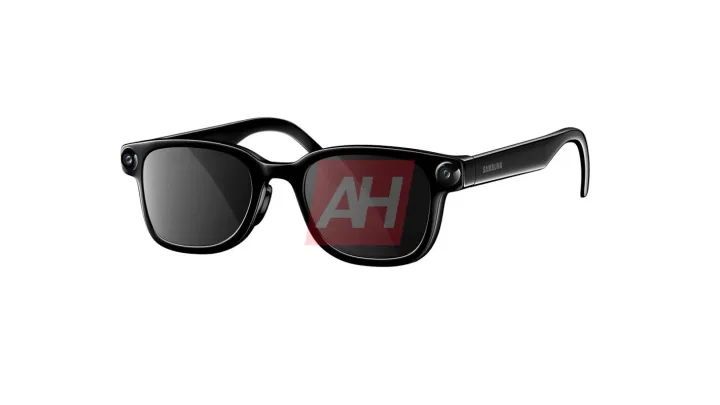 Ochelari Galaxy cu design elegant și lentile de cameră integrate.