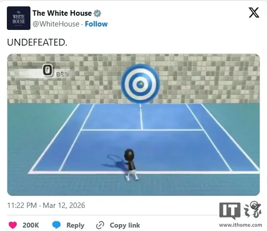 Contul oficial al Casei Albe folosește imagini din jocuri fără permisiune.