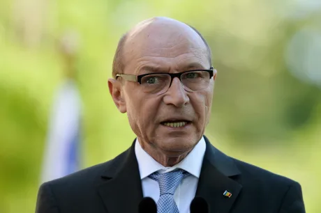 Traian Băsescu discutând despre cooperarea regională în securitate.
