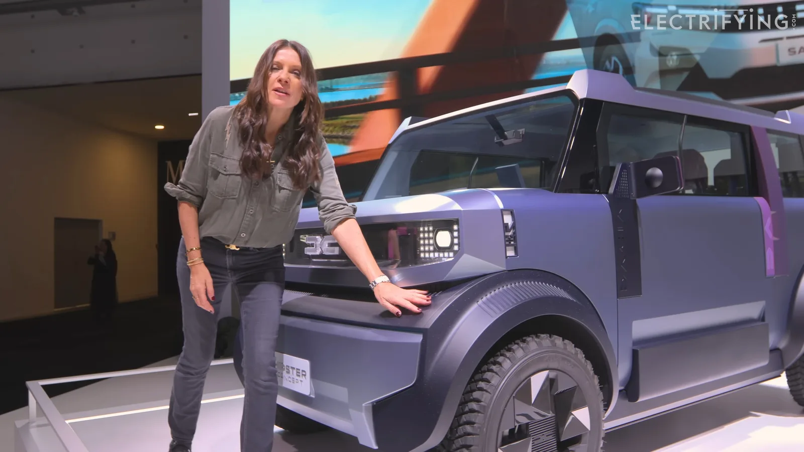 Dacia Hipster, un microcar electric, ideal pentru orașe aglomerate.