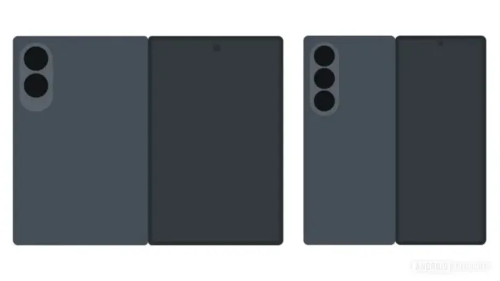Designul noului Galaxy Z Fold8 și Wide Fold, cu un aspect elegant și modern.