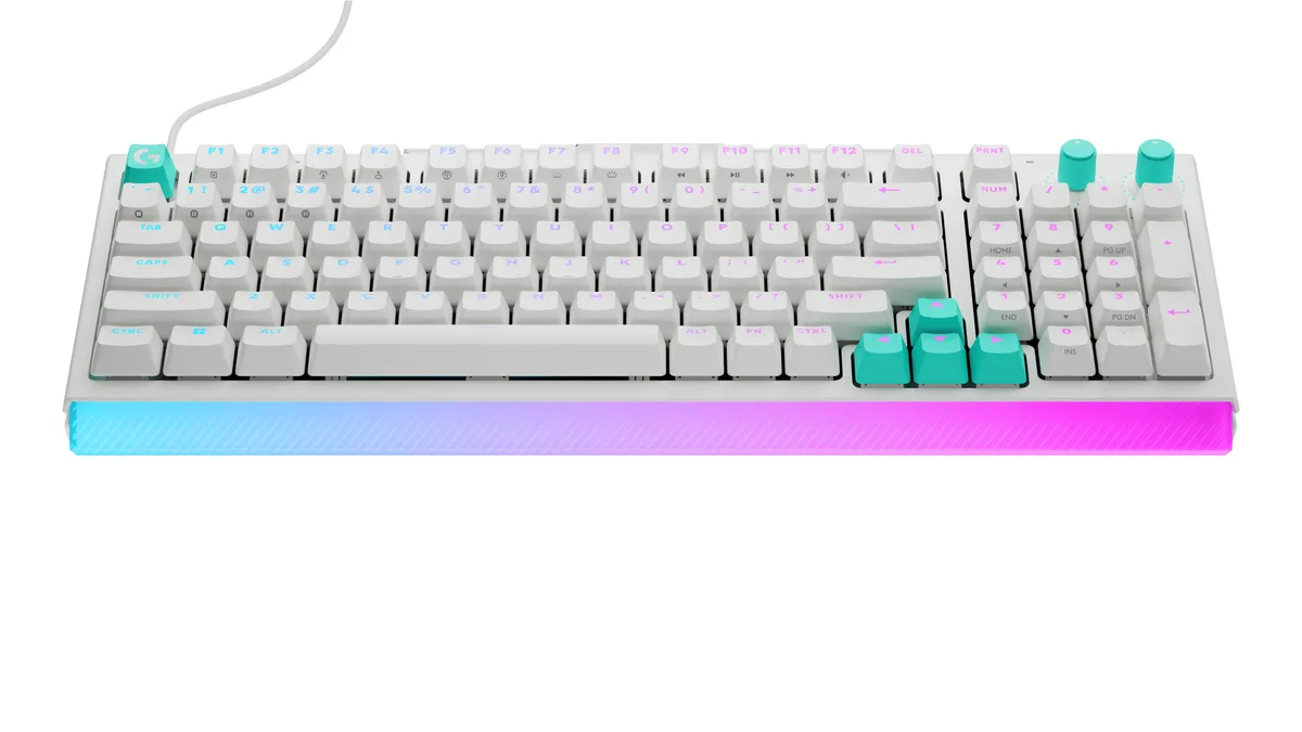 Tastatura G512 X cu iluminare RGB, design modern și personalizabil.