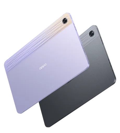 Tableta OPPO cu design modern, disponibilă în culori elegante și specificații avansate.