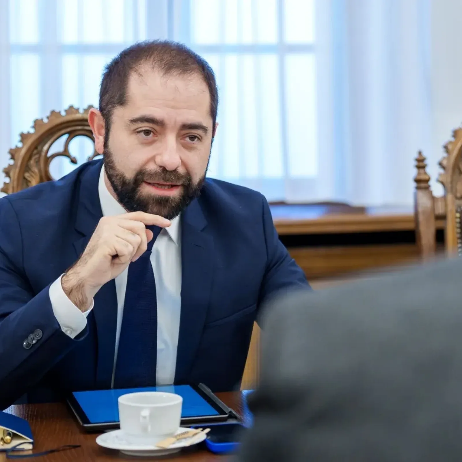 Radu Burnete discutând despre potențialul României în minerale critice și energie.