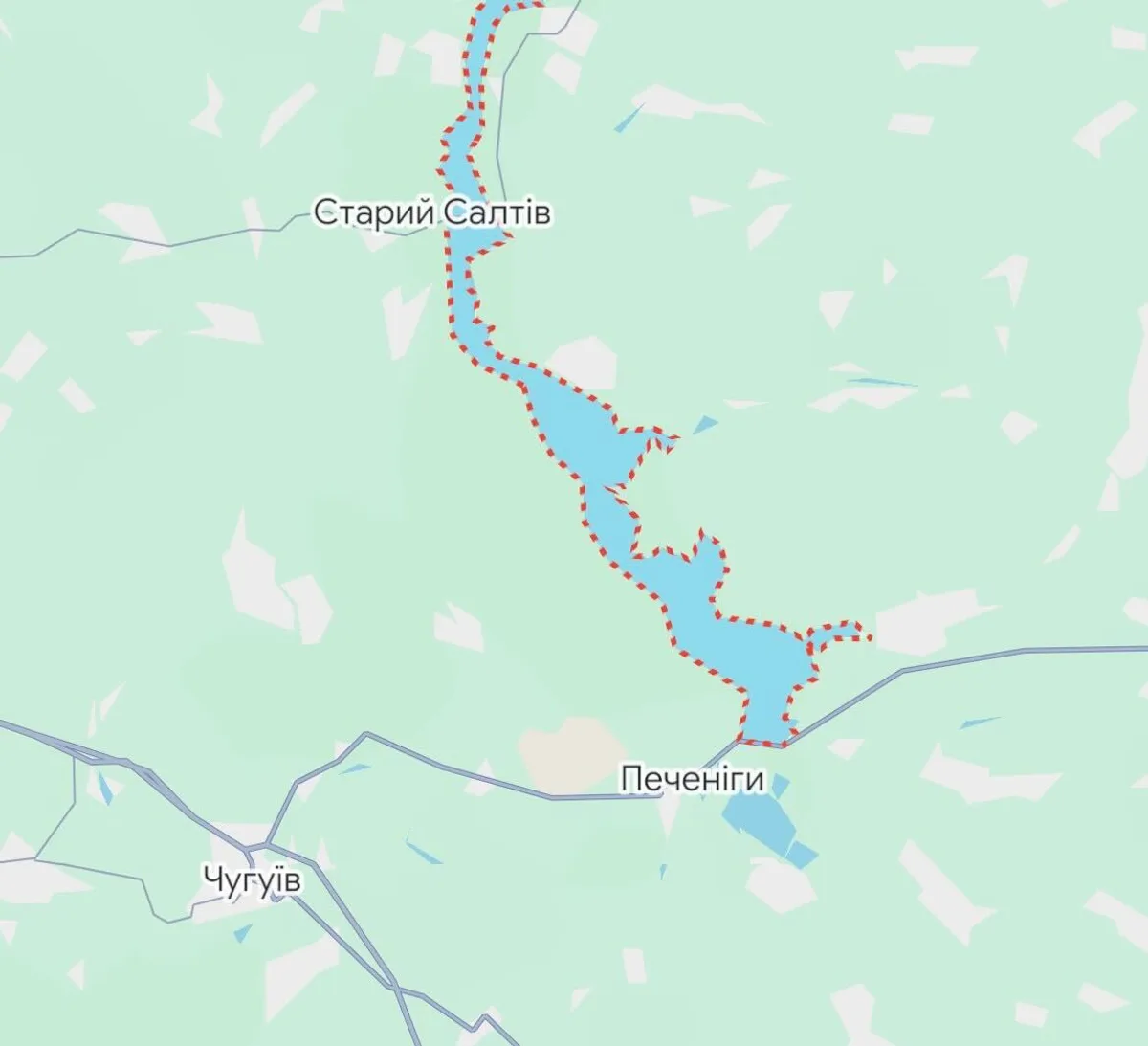 Barajul Pechenihy, infrastructură vitală pentru Harkov, atacat de forțele ruse.