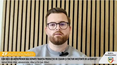 Mihai Albuț discută despre extinderea afacerii de ceaiuri și tincturi în hipermarketuri.