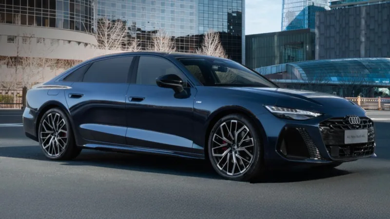 Noul Audi A6L, sedan premium, disponibil în China cu motorizări variate.