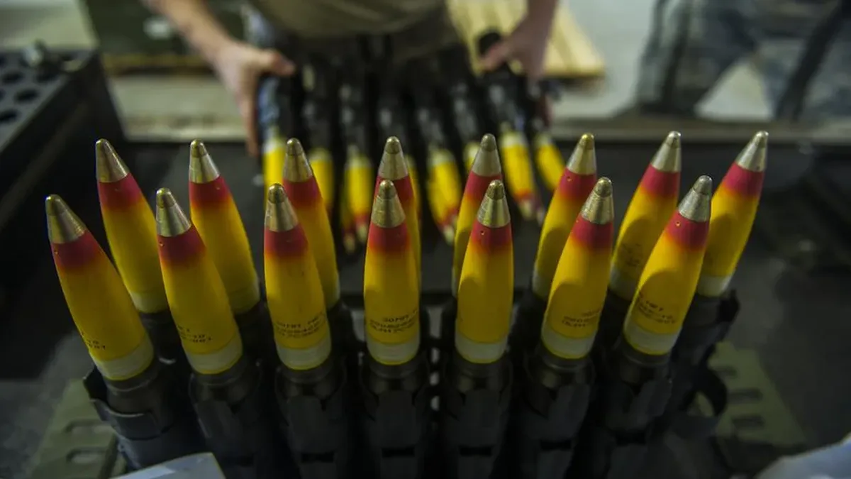 Proiectile de artilerie pentru muniție de 155 mm în România