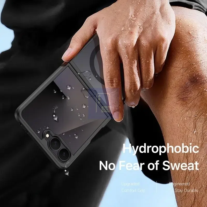 Husă pentru Samsung Galaxy Z Flip 8, rezistentă la apă și transpirație.