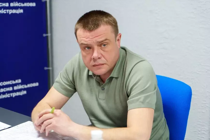 Oficial ucrainean discutând despre amenințările din conflictul cu Rusia.