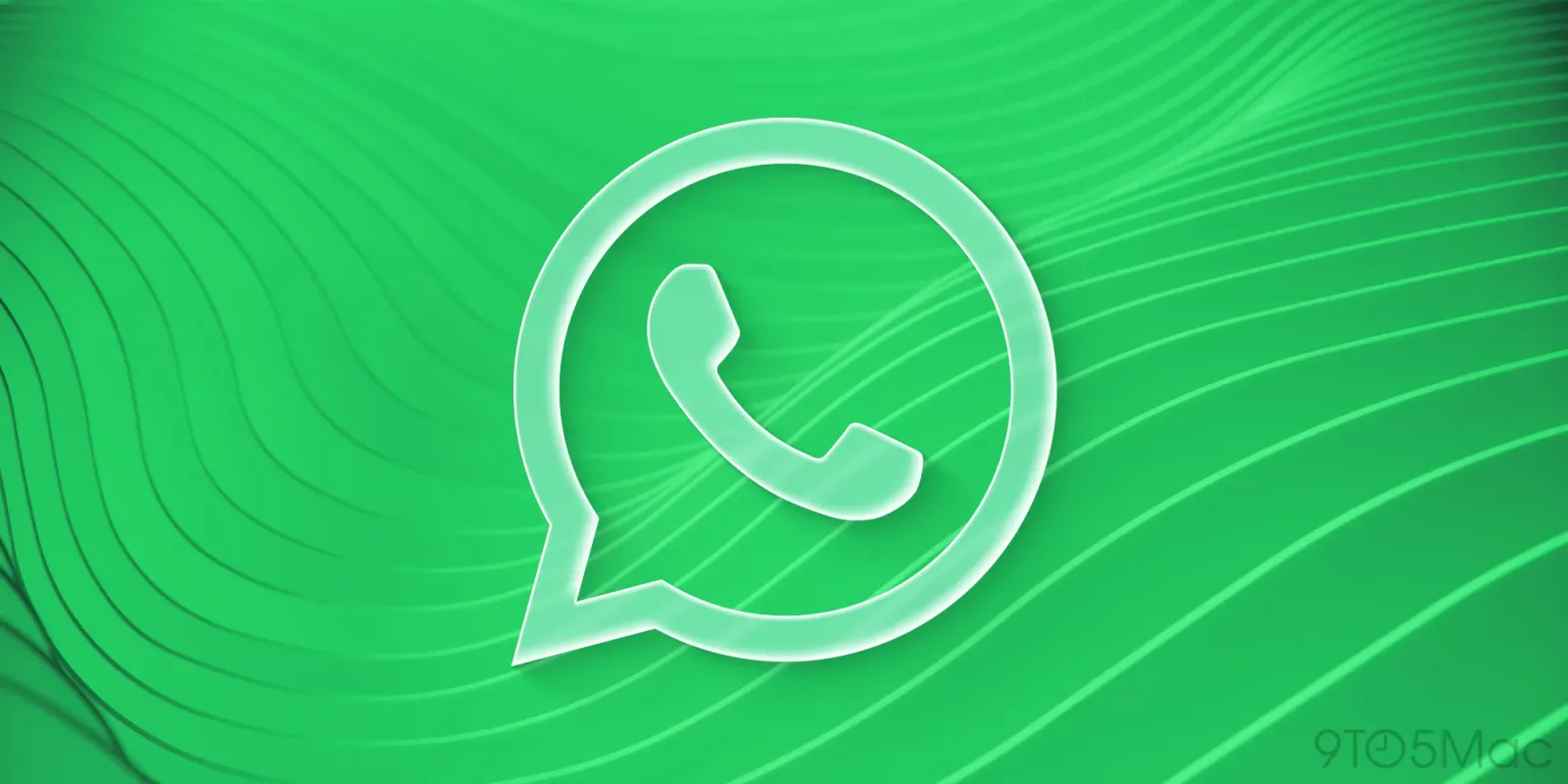 Interfața WhatsApp cu design Liquid Glass, elemente semi-transparente și efecte de profunzime.