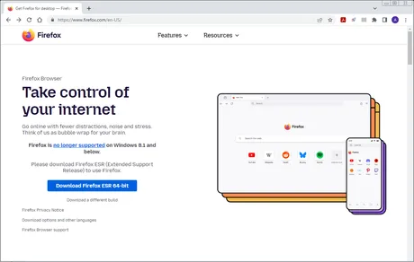 Firefox nu va mai primi actualizări pe Windows 7, utilizatorii trebuie să migreze.