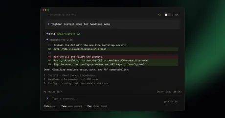 Grok Build permite programarea complexă direct în terminal.
