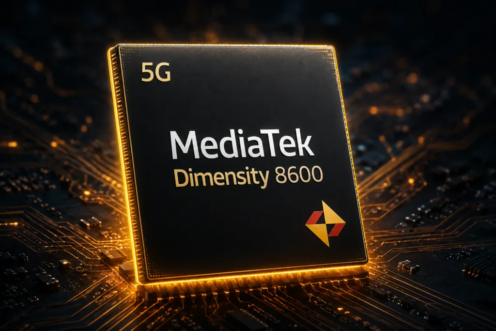 Cip MediaTek Dimensity 8600, avans tehnologic pe 3 nm pentru telefoane.