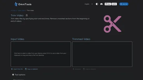 OmniTools oferă editare video simplă și gratuită direct în browser.