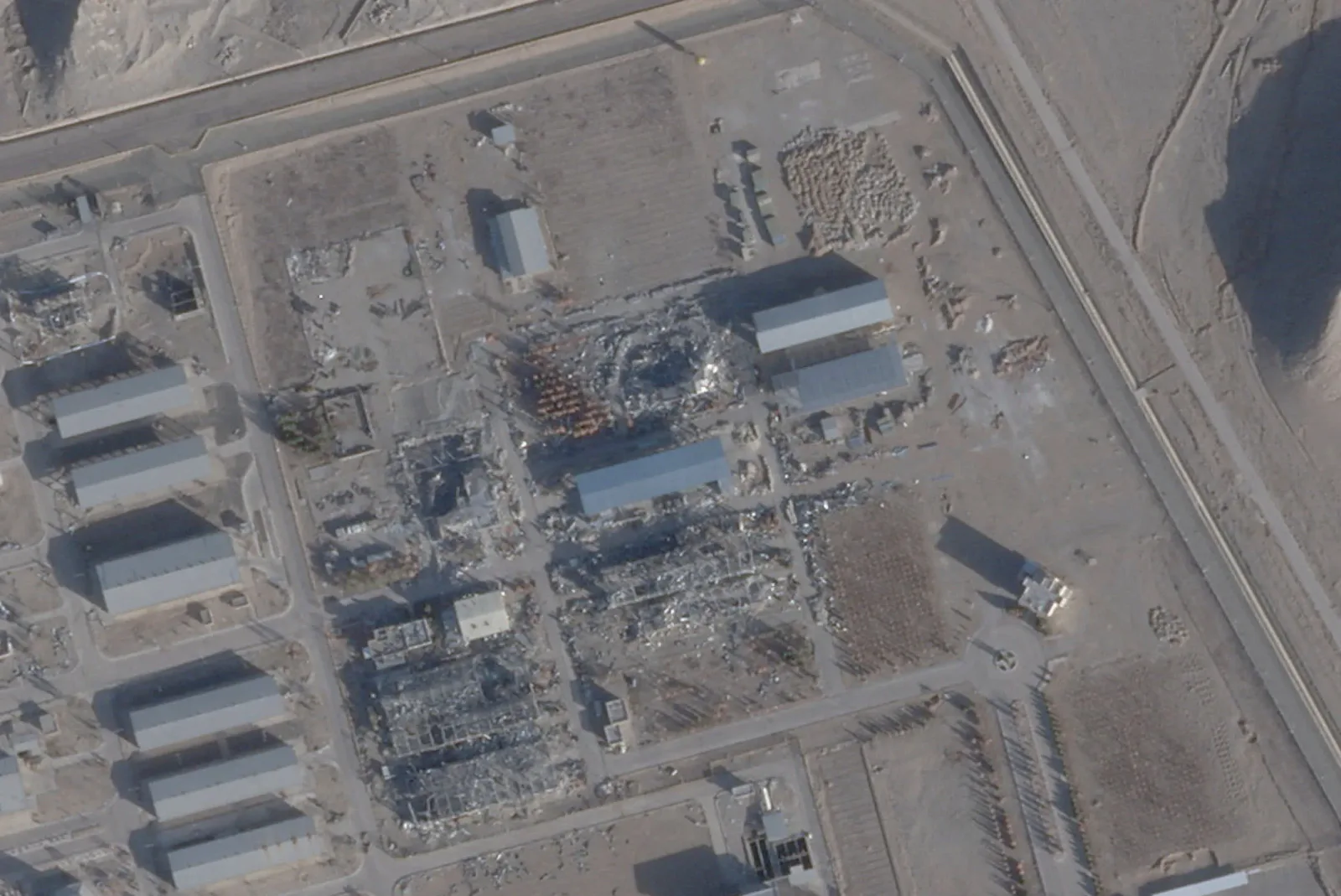 Complexul nuclear de la Isfahan, afectat de conflicte recente.