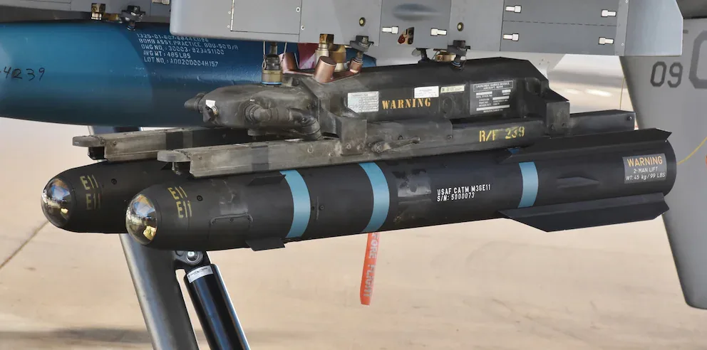 Rachete Hellfire montate pe o dronă MQ-9 Reaper în Franța