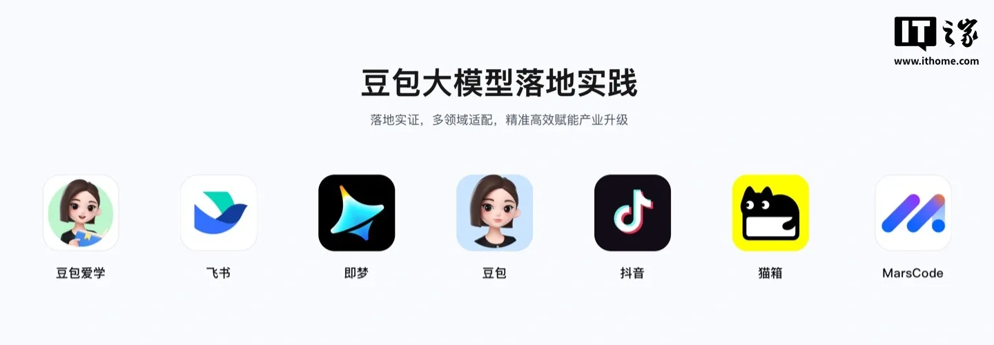 Logo-uri ale aplicațiilor ByteDance și platformelor asociate, incluzând TikTok.