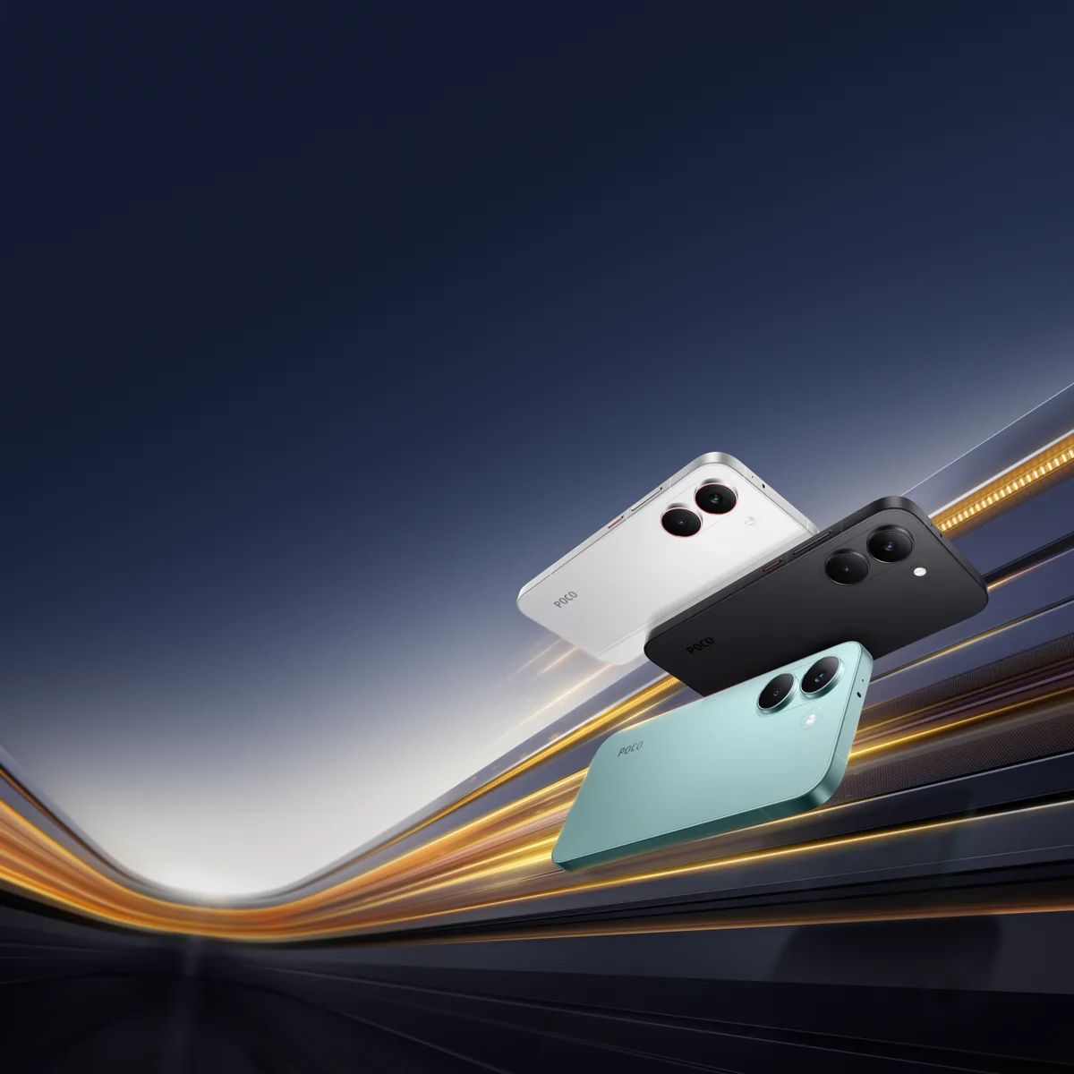 Modelele POCO X8 Pro într-un design modern și elegant.