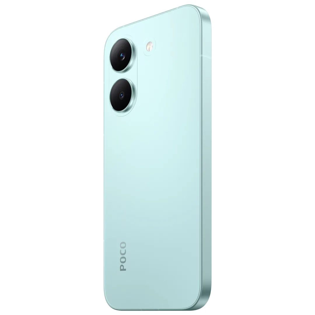 Modelul POCO X8 Pro în nuanță verde deschis, cu un aspect modern.