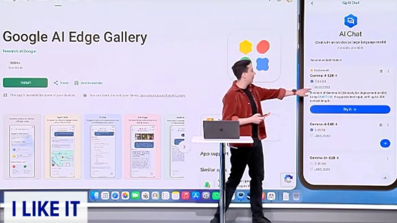 Aplicația Google AI Edge Gallery permite rularea modelelor AI offline pe dispozitive mid-range.