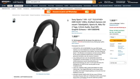 Sony schimbă teleobiectivul pe Xperia 1 VIII, reducând zoomul optic la 3x.