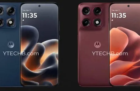 Smartphone cu design inovator, finisaje din lemn și piele ecologică.