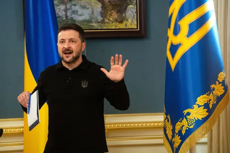 Volodimir Zelenski discută despre armistițiu și securitatea Ucrainei.