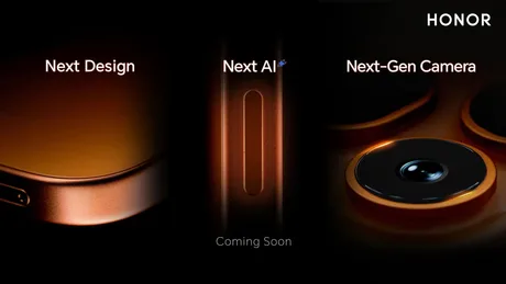 Teaser pentru seria Honor 600, evidențiind designul și camera inovatoare.