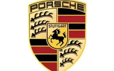 Logo-ul Porsche, simbol al excelenței în industria auto.