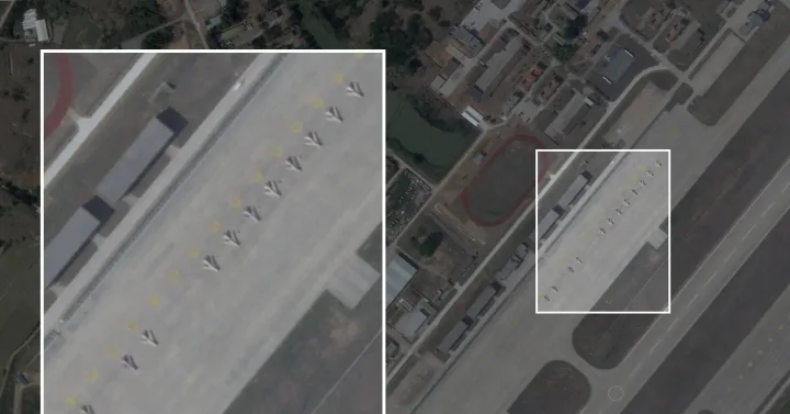 Analiză a mișcărilor armatei americane în Iran folosind inteligența artificială.