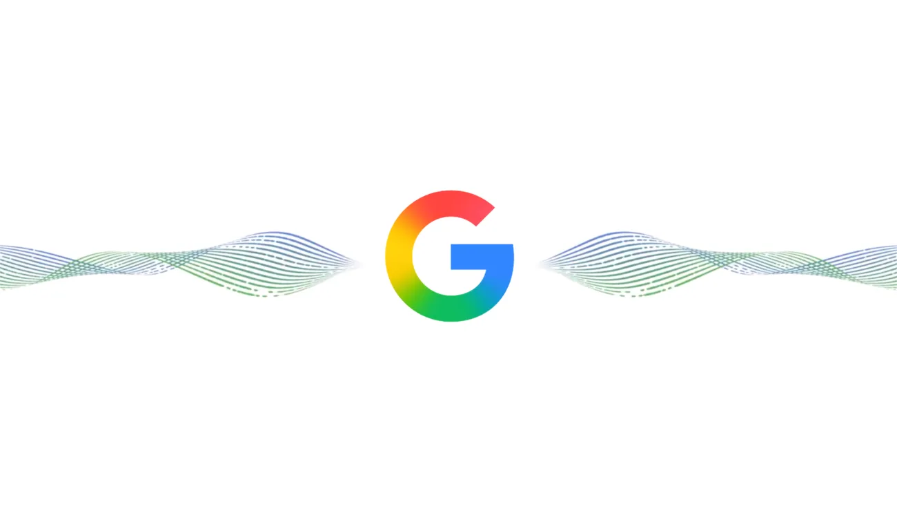 Logo Google cu linii colorate, simbolizând inovația în publicitate online.