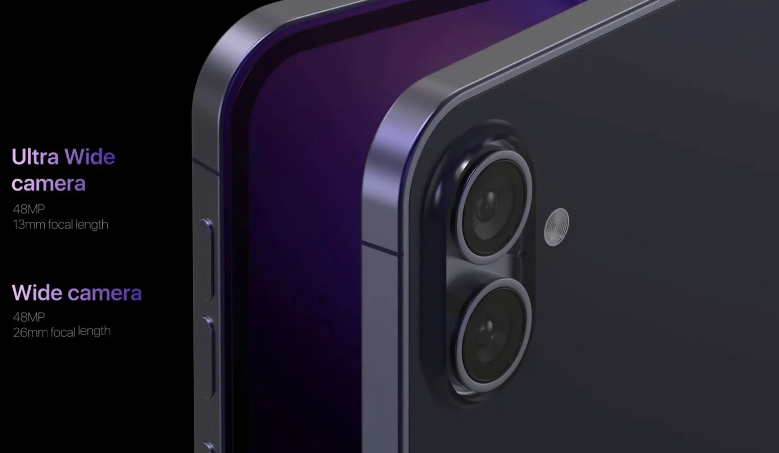 Detalii despre camera duală a conceptului iPhone Fold Ultra.