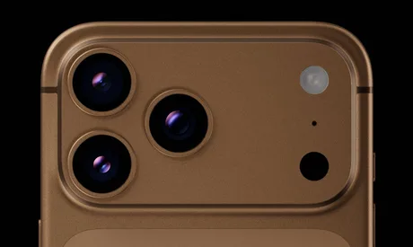 Detaliu al camerei iPhone 18 Pro cu un design nou și elegant.