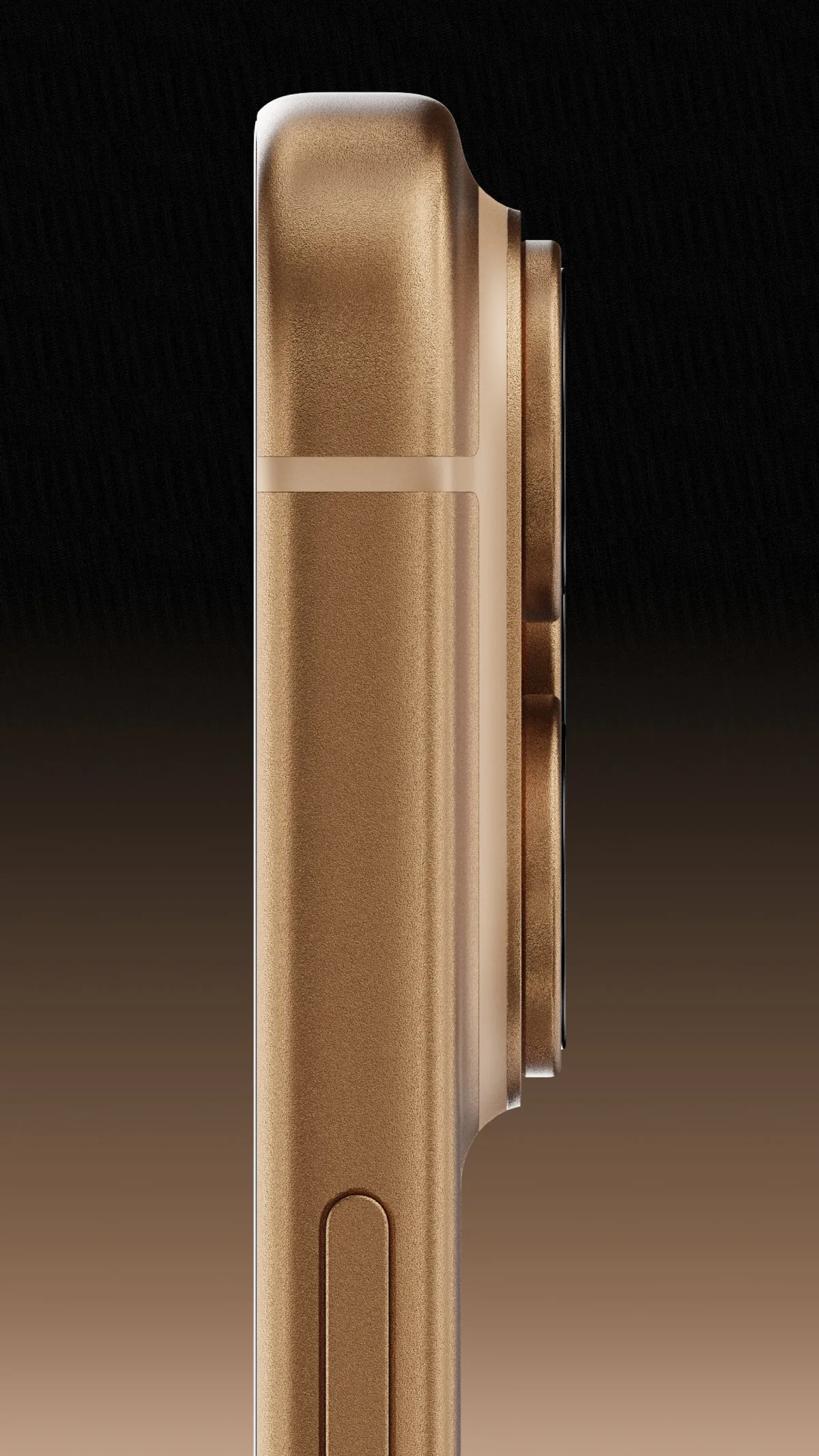 Profilul iPhone 18 Pro evidențiind camera frontală.