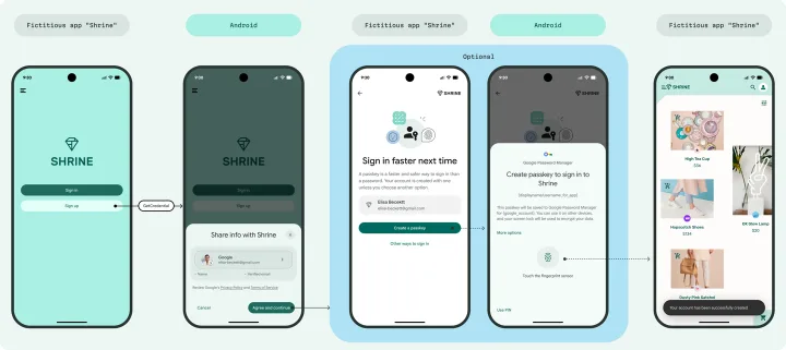 Interfața aplicației care ilustrează procesul de înregistrare simplificat.