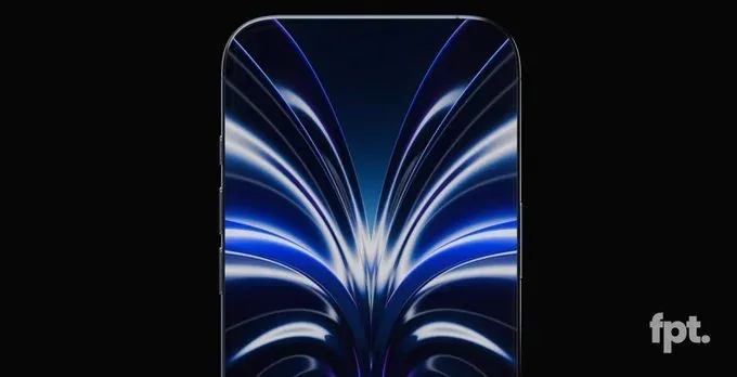 Concept vizual al unui iPhone cu ecran fără margini vizibile.