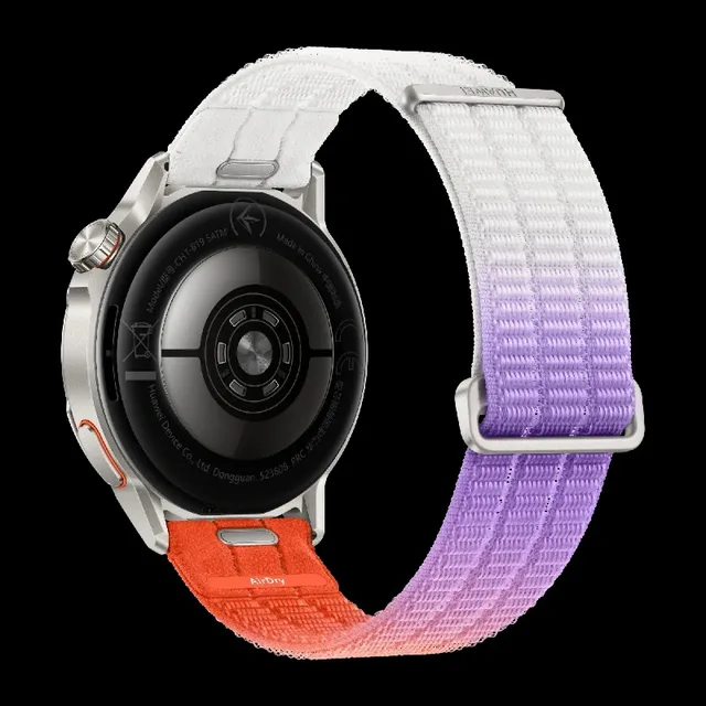 Ceas Huawei Watch GT Runner 2 cu curea colorată și design modern.