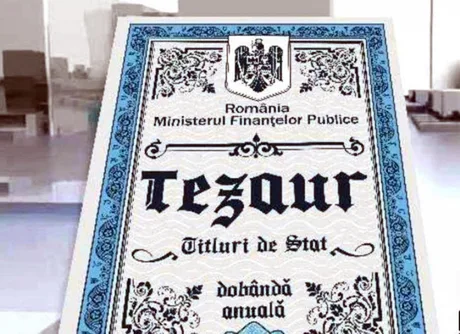 Titlu de stat Tezaur cu dobândă anuală atractivă pentru economisire.