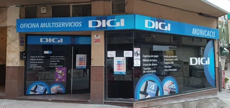Oficina Digi din Spania, evidențiind expansiunea companiei în telecomunicații.