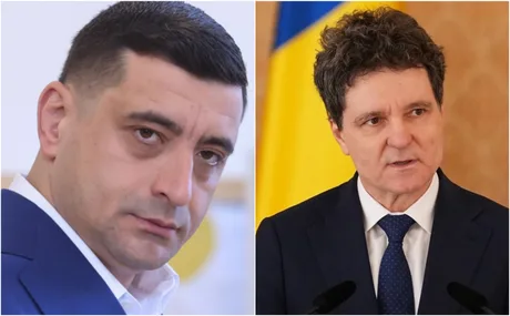 George Simion și Nicușor Dan în contextul unei controverse publice.
