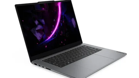 Laptop Lenovo Yoga Pro 7 cu design elegant și ecran OLED vibrant.