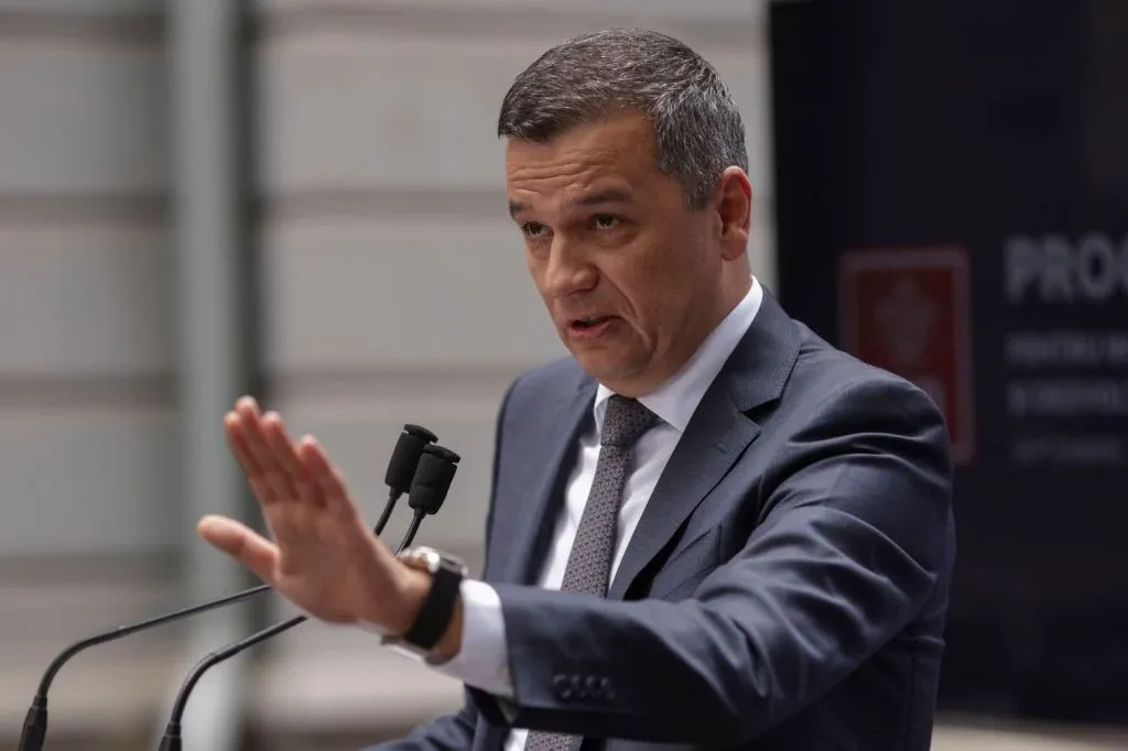 Sorin Grindeanu discutând despre viitorul politic al PSD.