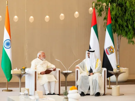 Întâlnire între liderii Indiei și Emiratelor Arabe Unite pentru cooperare strategică.