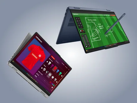Laptopul convertibil Lenovo IdeaPad 5a cu ecran OLED și specificații avansate.