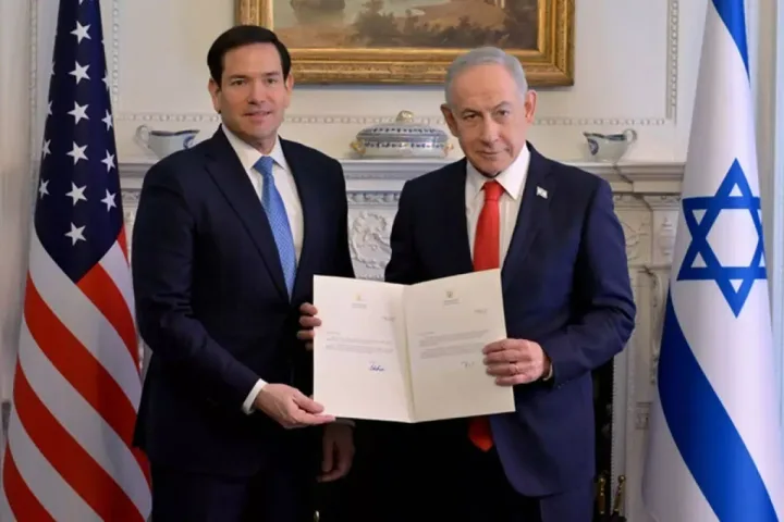 Netanyahu și Rubio semnează un document important la Washington.