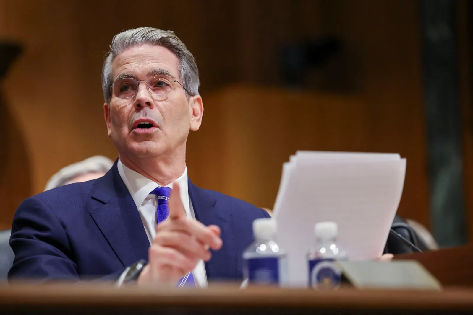 Scott Bessent discută despre tensiunile comerciale dintre SUA și Europa.