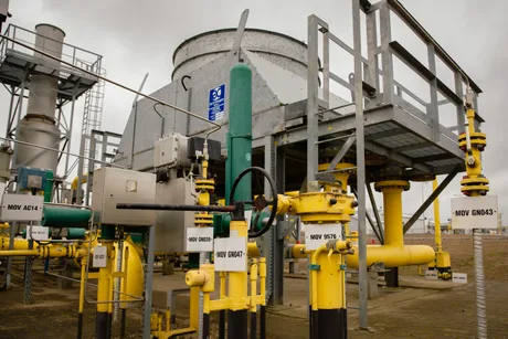 Instalație de gaze naturale în Europa, în contextul crizei energetice actuale.