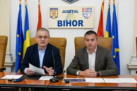 Reuniune a Consiliului Județean Bihor pentru discutarea transportului electric.